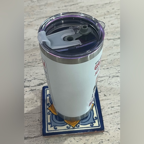 SALE! 4 gorgeous western art tile coasters. Natural stone with beautiful designs - Picture 5 of 6